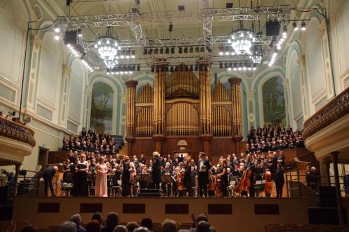 All on stage at Ulster Hall